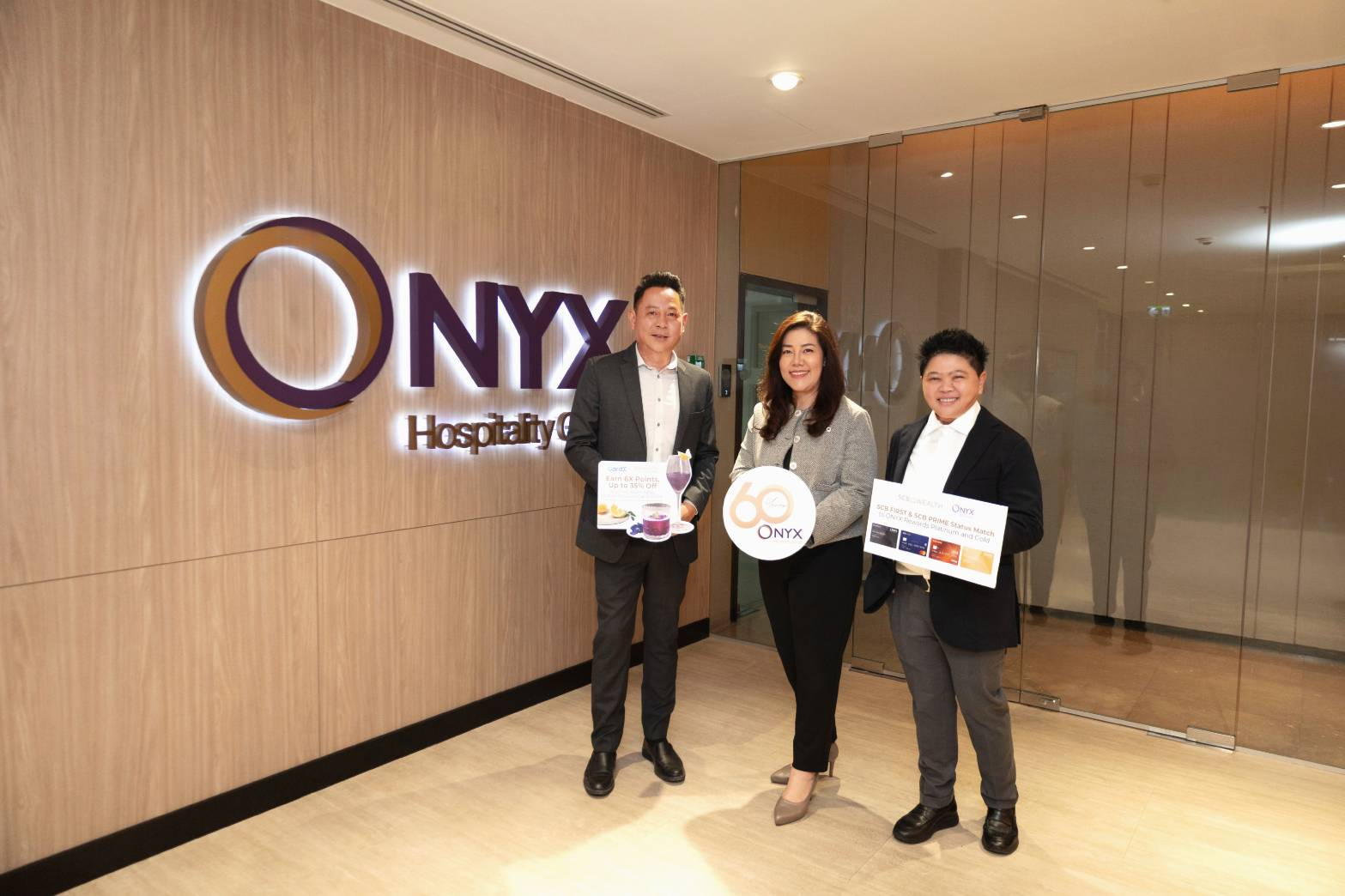 “ONYX 60th Anniversary” การรวมตัวครั้งสำคัญของ ออนิกซ์ฯ, SCB WEALTH และ CardX มุ่งสร้าง Lifestyle Ecosystem ที่แข็งแกร่งเพื่อตอบโจทย์กลุ่มลูกค้าที่มีกำลังซื้อสูงทั่วภูมิภาค