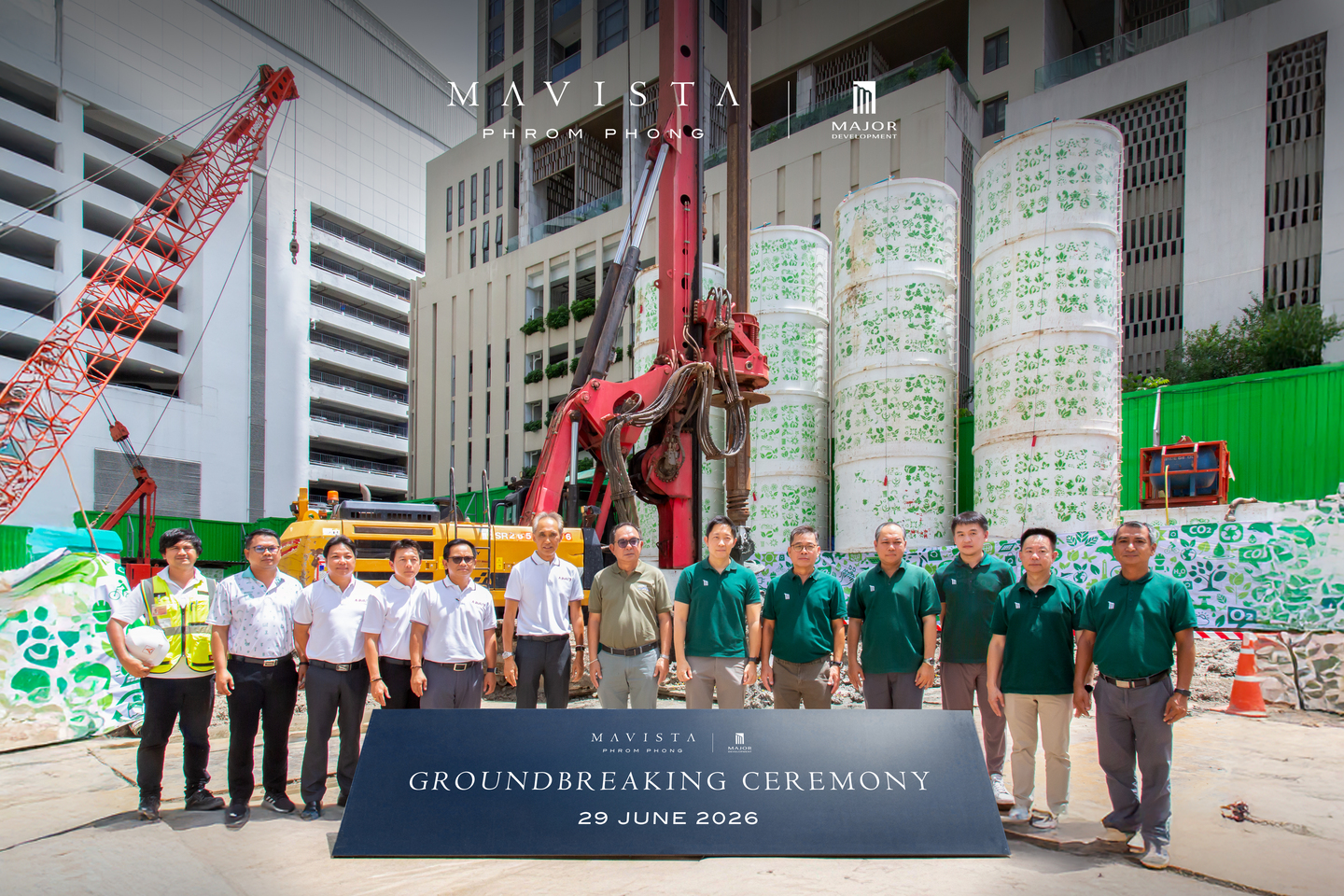 เมเจอร์ ดีเวลลอปเมนท์ จัดพิธีลงเสาเข็มเอก “มาวิสต้า พร้อมพงษ์” คอนโด Ultra Luxury มูลค่า 5,100 ล้านบาท เดินหน้าก่อสร้างอย่างเป็นทางการ